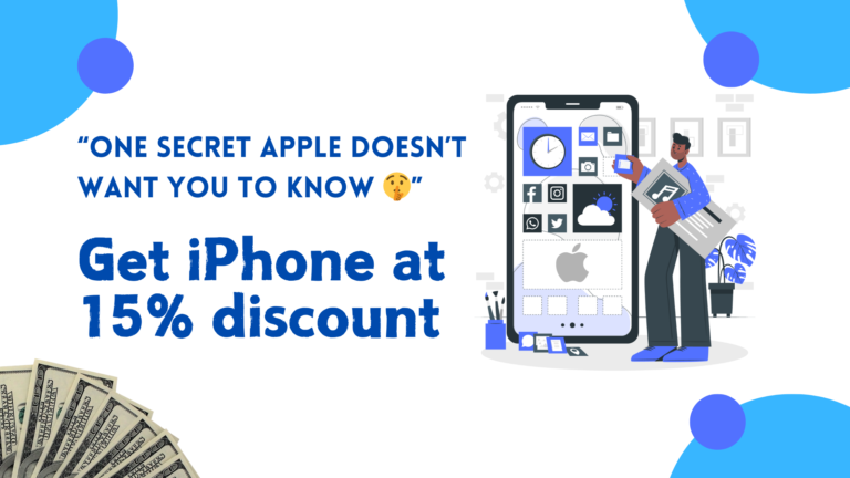 Get iPhone at 15% dicsount